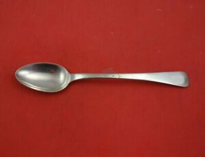 Round By W Moulton Iii Coin Silver Iced Tea Spoon Circa 1790 7 1 2 Heirloom