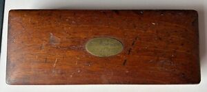 Antique Medical Surgical Fergus Co Scalpel Box Belonged To Hugh Walsham B 1853