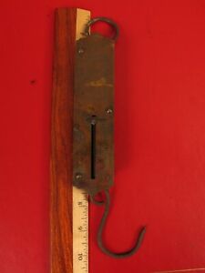 Antique 1872 Thomas Morton Brass General Store Hardware Grocery Store Scale 
