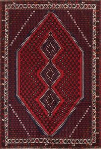 Vintage Geometric Tribal Traditional Oriental Area Rug Handmade Wool Carpet 7x9