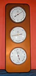 Copper Measurement Thermometer Barometer Hygrometer Wallmount By Garden Place
