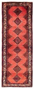Traditional Vintage Hand Knotted Carpet 3 7 X 9 5 Wool Area Rug