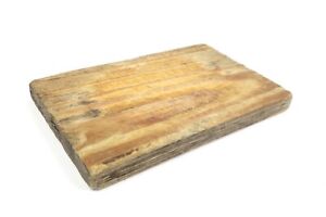 Vintage Primitive Wooden Cutting Board Country Farmhouse Bread Board One Piece