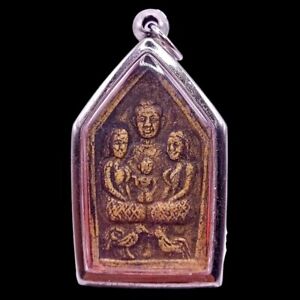 Thai Buddha Phra Khun Paen Magic Amulet Pendant Talisman Charm Power Sex K451