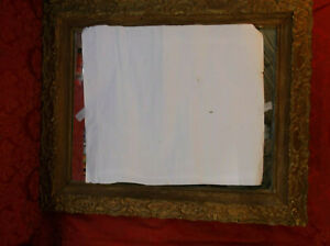 Beautiful Vintage Gilded Florentine Style Mirror With 3 25 Wide Frame 21 X 26 