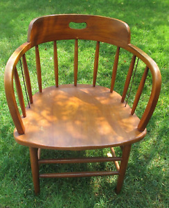Vintage Boling Chair Company Nc Lennox Windsor Captain Chair