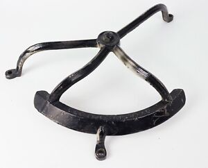 Antique Eldredge Treadle Sewing Machine Parts Cast Iron Pulley Belt Skirt Guard