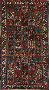 Semi Antique Hand Made Garden Design Bakhtiari Living Room Area Rug 5x10 Carpet