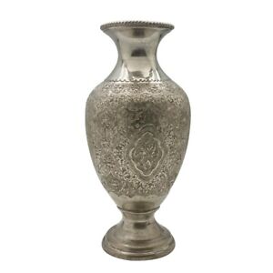 Antique Perisan Silver Vase Marked 84 212 2 Grams Silver