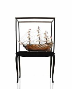 Hms Victory Nelson S Flagship Tall Ship Model 37 W Floor Display Case W Legs
