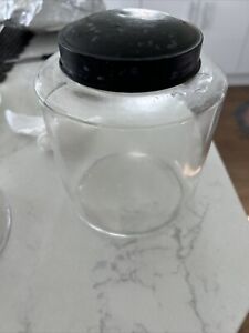 Vintage Apothecary Jar Storage Glass Jar