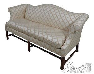 63281ec Hickory Chair Chippendale Camelback Sofa