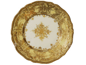 Antique Noritake Gold Moriage Cabinet Plate Rc Mark C 1910