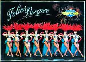 Las Vegas Tropicana Large Magnet Of Folies Bergere