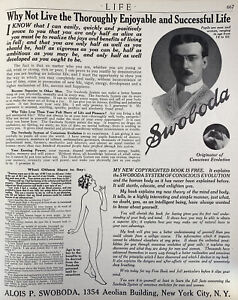 Medical Quack Medicine Ad 1915 Alois Swobodaism Enlightenment