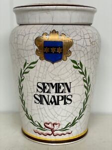 A Beautiful Vintage Apothecary Vase Jar Sacchar 