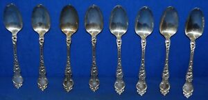 Lot Of 8 Rw S 4 Long Sterling Spoons