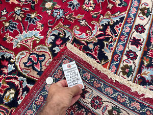 6x9 Red Oriental Rug Antique Colorful Vintage Handmade Hand Knotted Fine 7x10 Ft
