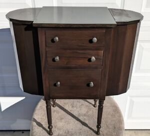 Rare Find Antique Imperial Furniture Mahogany Martha Washington Sewing Cabinet