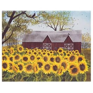 Sunflowers 8 X 10 Billy Jacobs Harvest Shelf Sitter Farm House