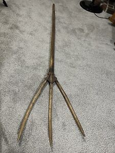 Antique 3 Tine Wooden Hay Pitch Fork