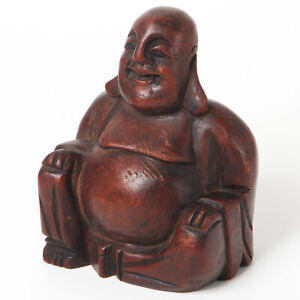 Buddha Antique Sculpture Solid Mahogany Wood Hand Crafted From China