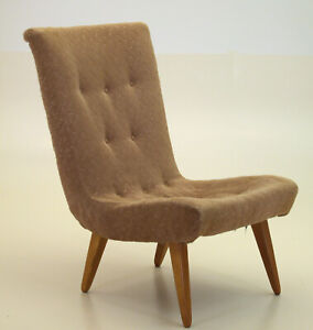 Danish Lounge Scoop Chair After Philip Arctander Mid Century Modern Vintage