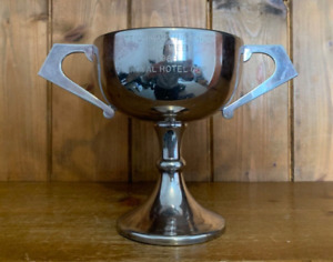 1968 Golf Vintage Silver Plate Trophy Trophies Loving Cup