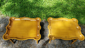 John Widdicomb Pair End Tables Hand Painted Glenview Il Pickup Only