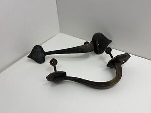 Vintage Door Pull Handle And Door Pull With Thumb Hold