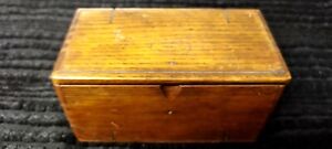 Antique Singer Sewing Wooden Puzzle Box 10 Attachments Dated Feb 19 1889