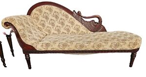 Victorian Era Swan Couch