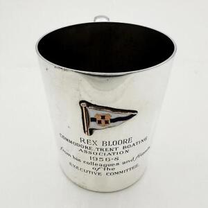 Commodore Trent Boasting Association Trophy Cup Silver Plate 1956 58