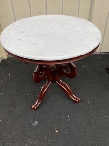 65151 Marble Top Lamp Table Stand