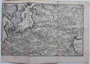 Map Of Campaigns Of Charles Xii King Of Sweden Poland Russia Germany 1721