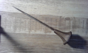 Antique 1930s Arcade Cast Iron Punch Ice Pick Hard To Find Rare