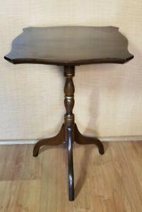 Vintage Hitchcock Maple Stenciled Candlestick Side Table Stand Rare