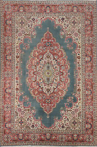 Vegetable Dye Wool Anatolian Oriental Rug 9x13 Turkish Handmade Room Size Carpet