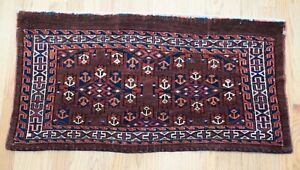 Antique Turkmen Yomud Torba Cushion Bag Tribal Handmade Wool Rug 2 5 X 3 