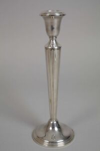 Sterling Silver Candlestick 25 Cm 408 G 