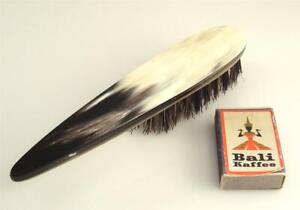 1950s 60s New Old Stock Carl Aubock Workshop Hair Brush Horn Vienna Nos 16 