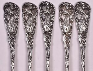 Sterling Cocktail Forks Fish Gorham Hizen Aesthetic Sold Individually