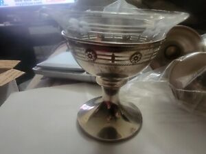 Webster Sterling Silver Sherbert Dish Glass 33 Grams Vintage