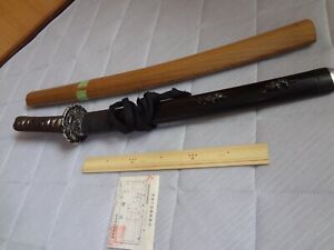 Rare Japanese Sword Wakizashi Katana Edo Samurai Tanto Vintage 1