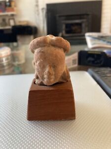 Pre Columbian Effigy Head Fragment