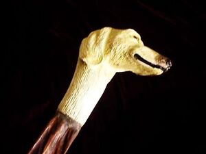 Whippet Topped 39 Rustic Rived Walking Stick By Jim Hall Ky Cane Artist