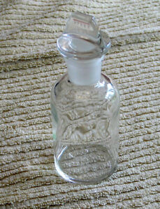 Pyrex Glass Apothecary Lab Reagent Jar Bottle W Ground Ts 19 Stopper Usa 5 5 