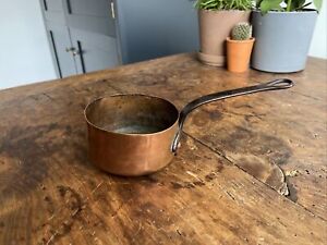Vintage Antique Copper Pan Excellent Patina French Please See Description