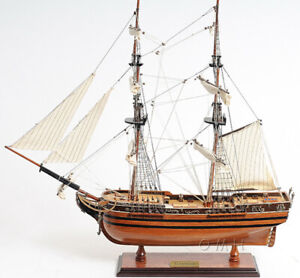 Treasure Shipwreck 1783 El Cazador Spanish Brig Tall Ship 24 Wooden Model Built