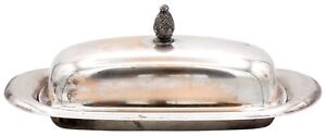 Vintage Silverplate Butter Dish